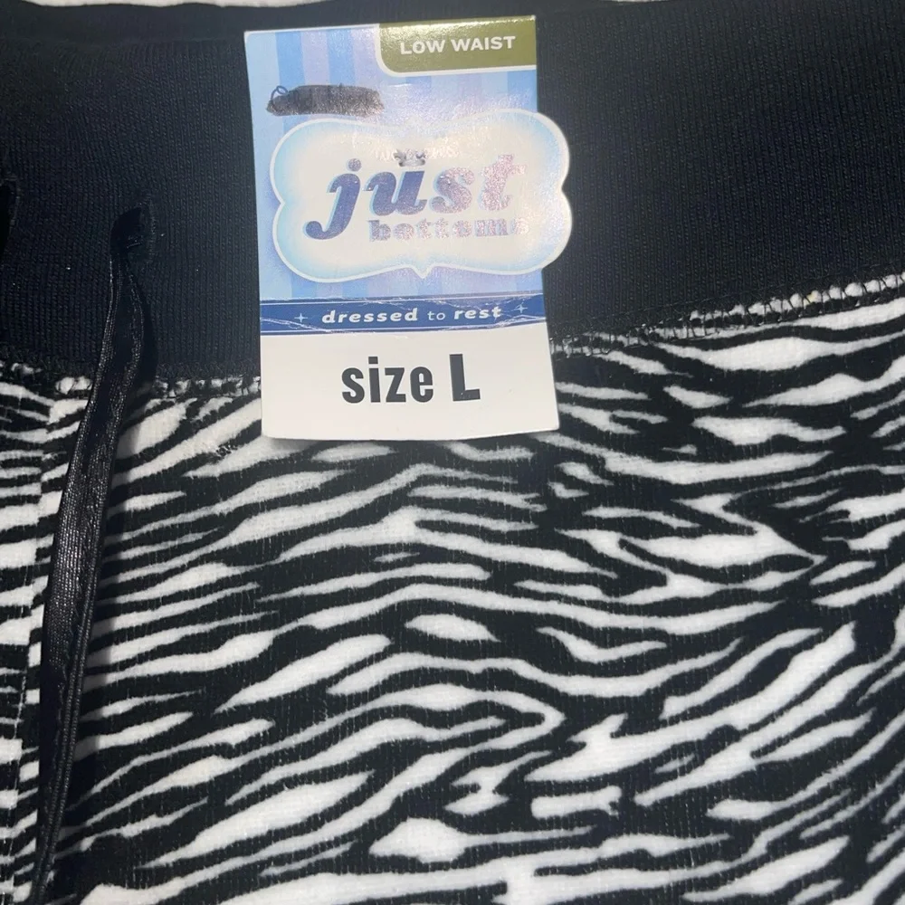 Women Just Bottoms Comfy Pants Zebra - Picture 5 of 11